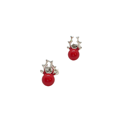 earrings silver 925 stud deernose5